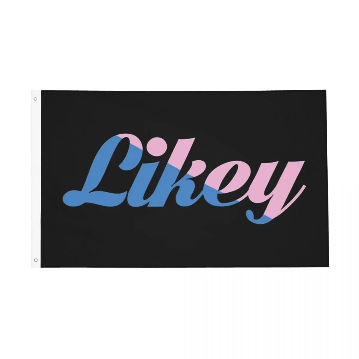 لافتة Likey Twices Kpop Music Flag مزدوجة الجوانب للاستخدام الخارجي من البوليستر معلقة مقاس 3 × 5 أقدام #1