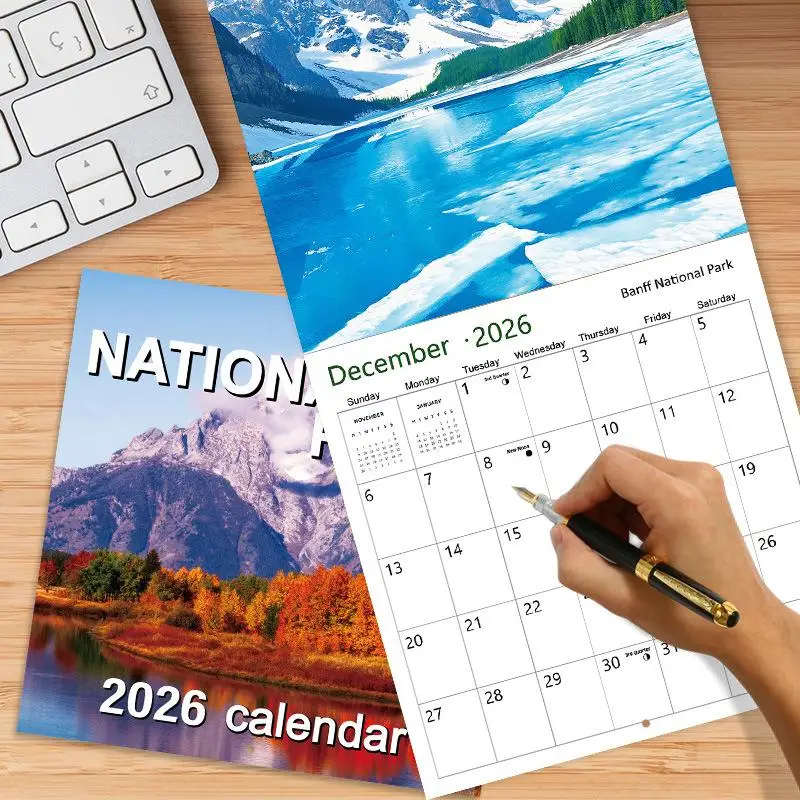 

New 2026 12 - Month National Park Calendar: A Functional And Appealing Home Decoration For Scheduling And Other Purposes
