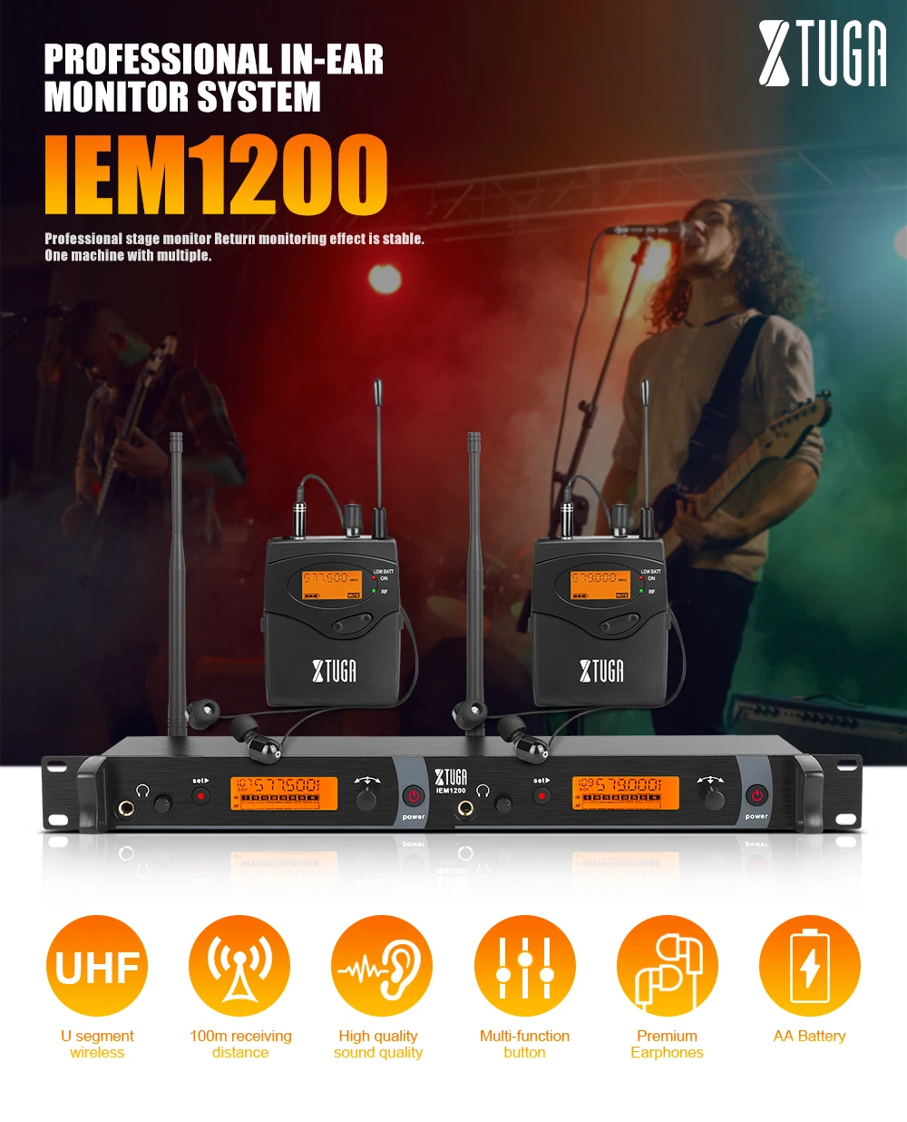 TLF Xtuga 이어폰 케이블 2핀