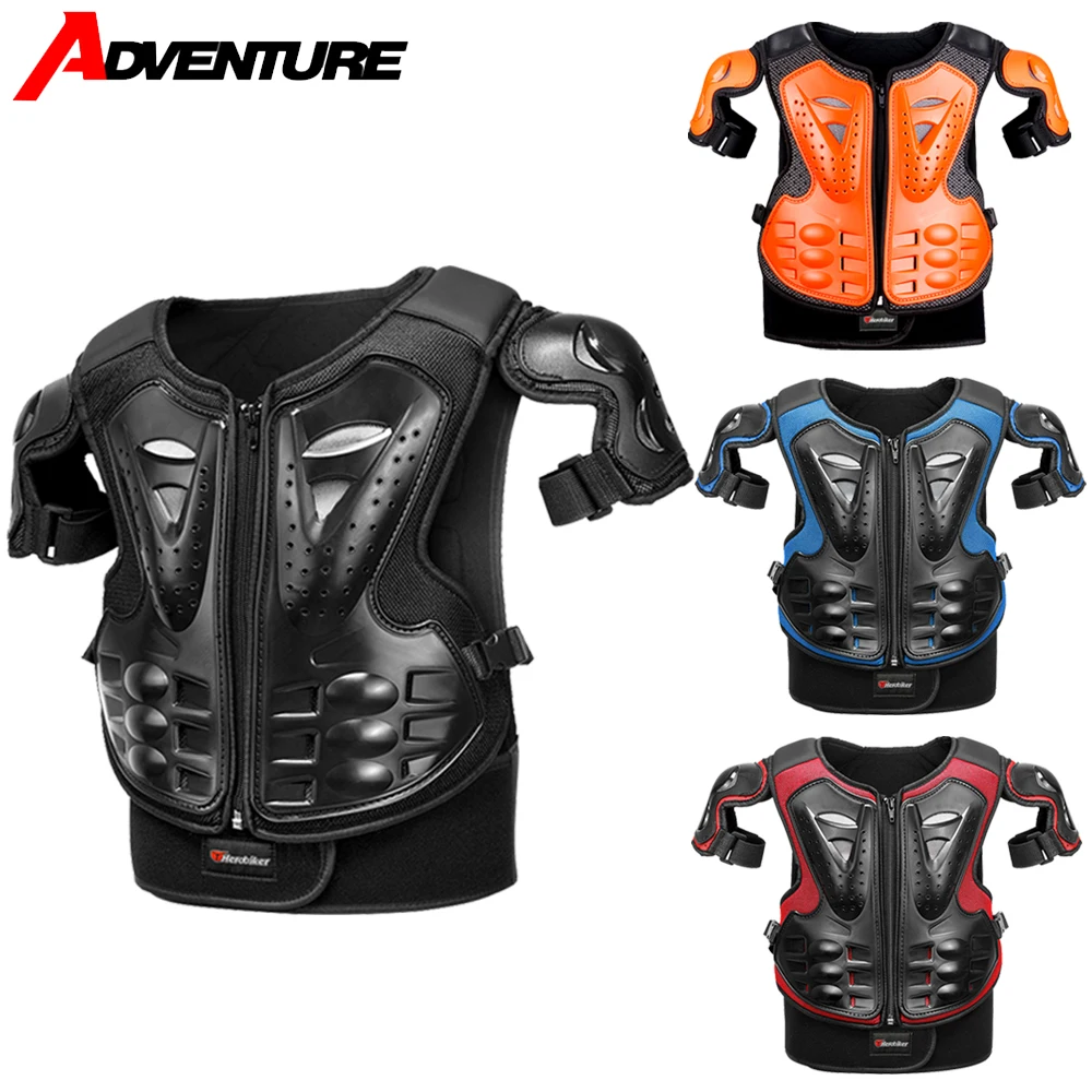 

Мотоциклетная броня, детский нагрудный жилет, защита для мотокросса, бронежилет, куртка, защитные доспехи, наколенники для верховой езды, налокотники, мотоброня