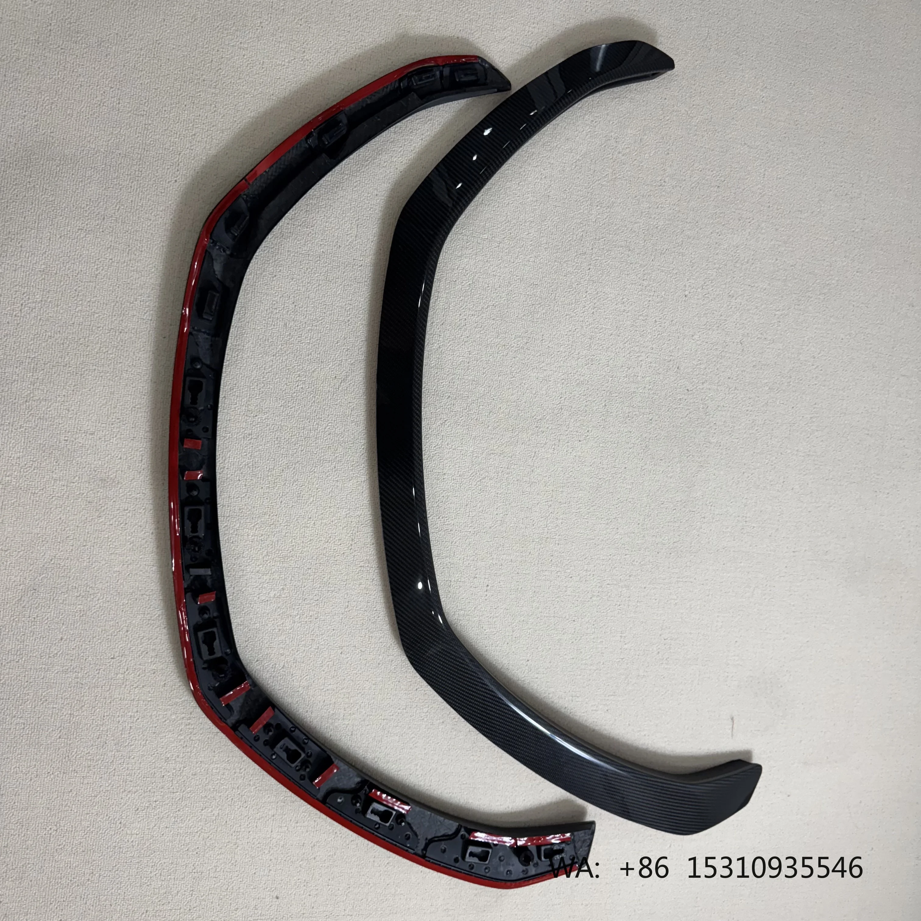 For Lamborghini Urus Carbon Fiber Front Fender Liner Wheel Arch Trim OE 4ML853717 4ML853718