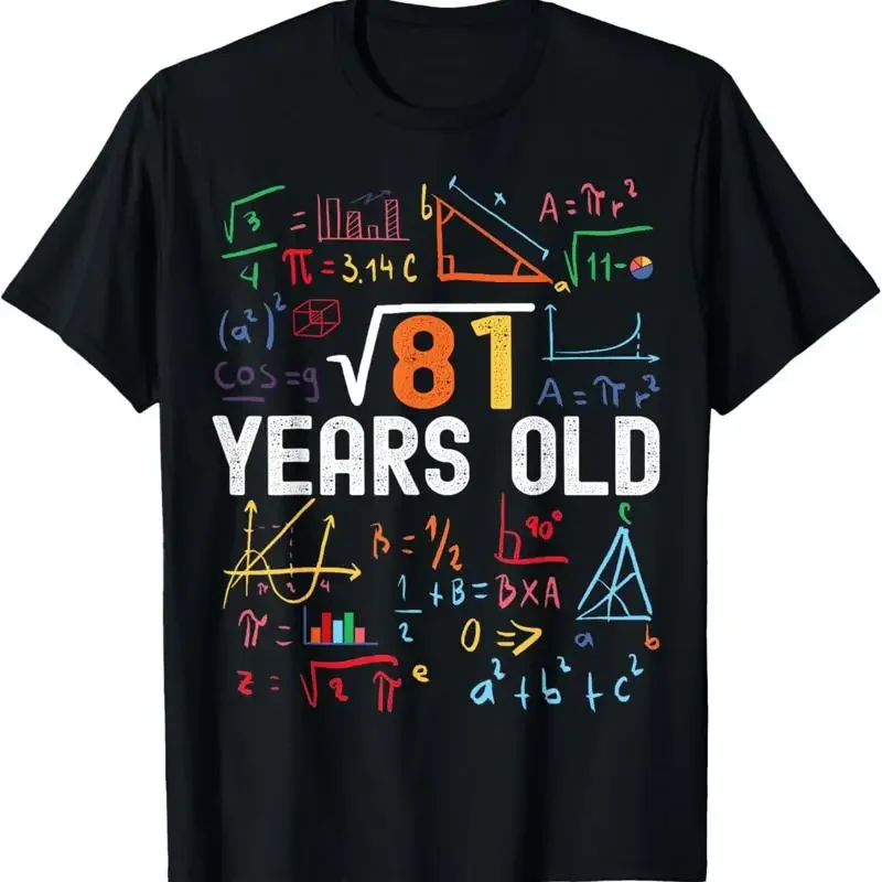 Square Root Of 81 9Th Birthday 9 Years Old T Shirt