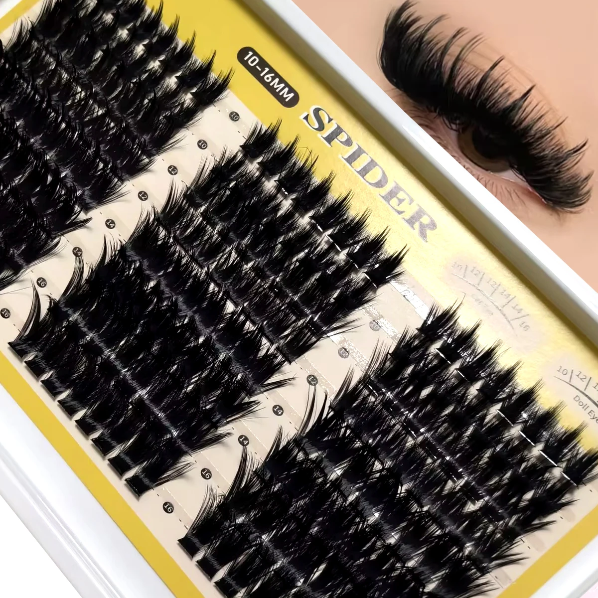 HBZGTLAD 80D-260D Kępki rzęs W – Anime Cosplay Lashes recenzja i cena