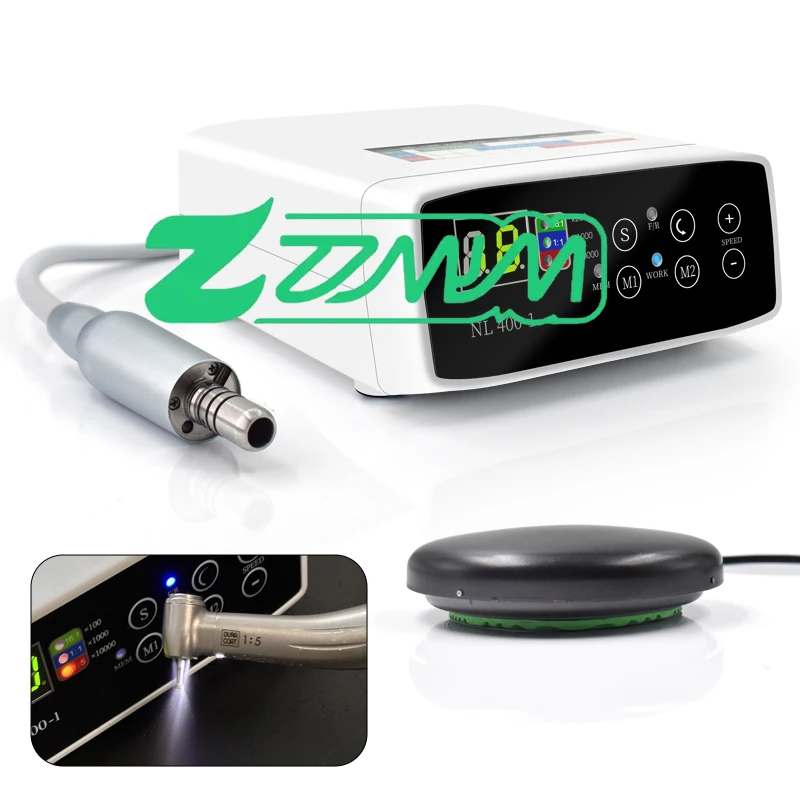 

Ножная педаль управления светодиодным оптоволоконным микромотором, бесщеточный электродвигатель для 1:5/1:1/16:1, противоугольный двигатель ден tal Motor