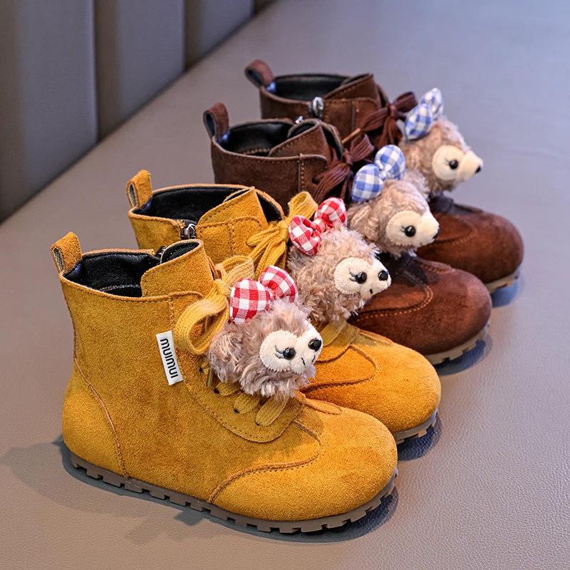 

Children's Cartoon Casual Boots 2025 Autumn/Winter Fashion New Style Girls' Anti Slip Soft Bottom Cute and Comfortable Boots
