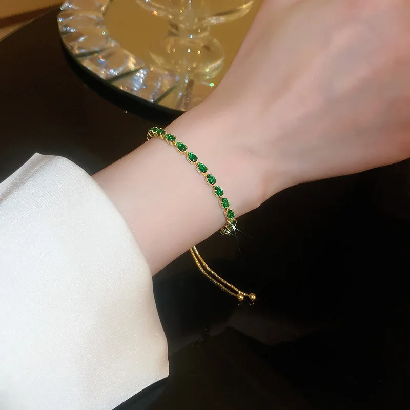 Golf Geometrie Verstelbare Armband Luxe Mode Strass Kristal Armbanden Vrouwen Bruiloft Polsband Sieraden