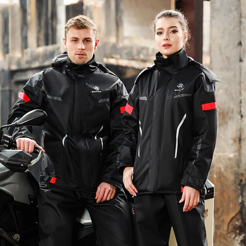 

Tourist Women's Raincoat Waterproof Biker Rain Clothing Motorcycle Camping Raincoat Adult Fashionable Gabardinas Coat Jacket