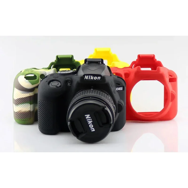 Silicone rubber bag For Nikon D810 D850 D7500 D3400 d3500 D750 D7100 protective body case skin DSLR camera rubber cover bag soft