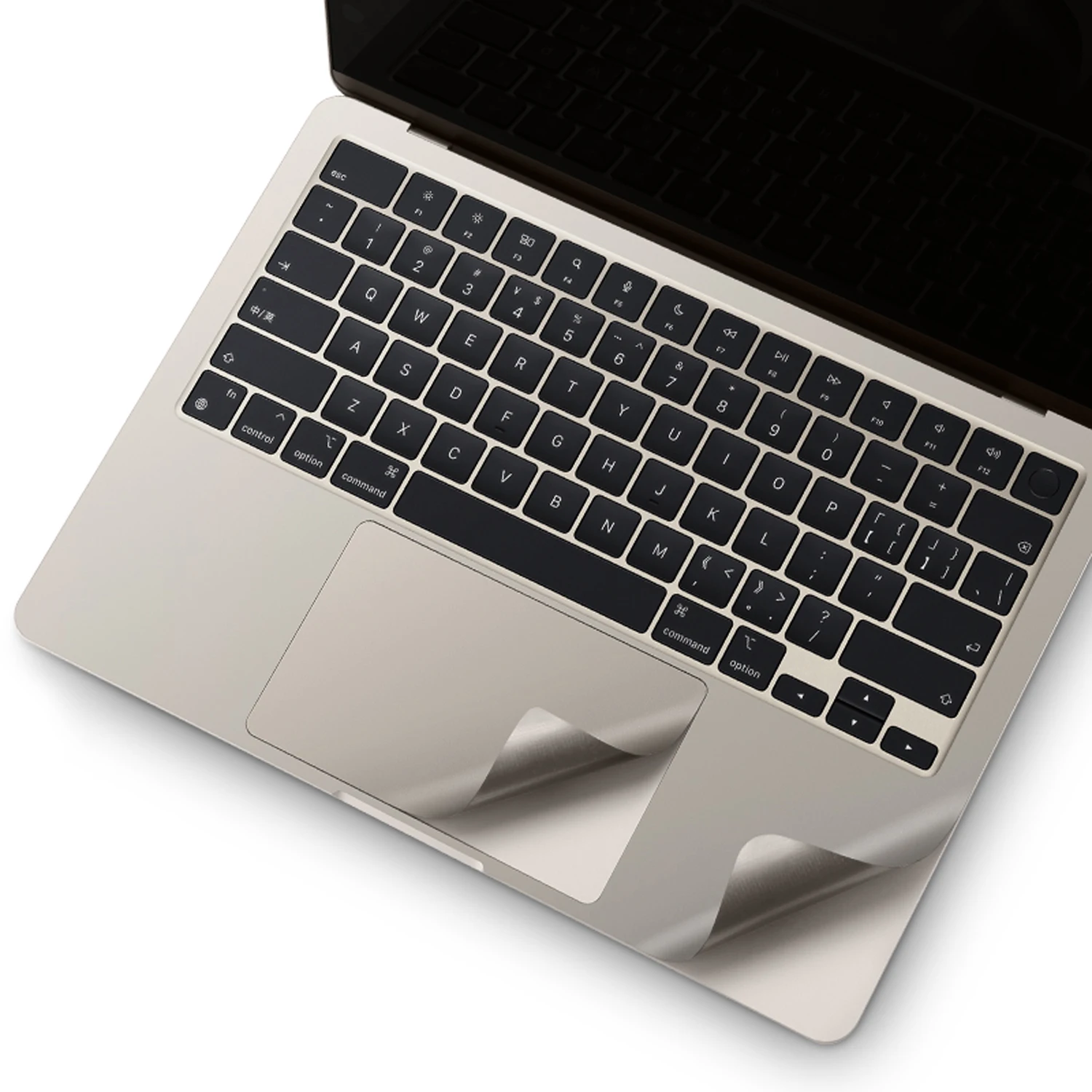 4 in 1 Premium Vinyl Full Body superiore inferiore Trackpad Sticker Skin Guard Decal Cover per New Macbook Air 13.6 Macbook Air 15.3