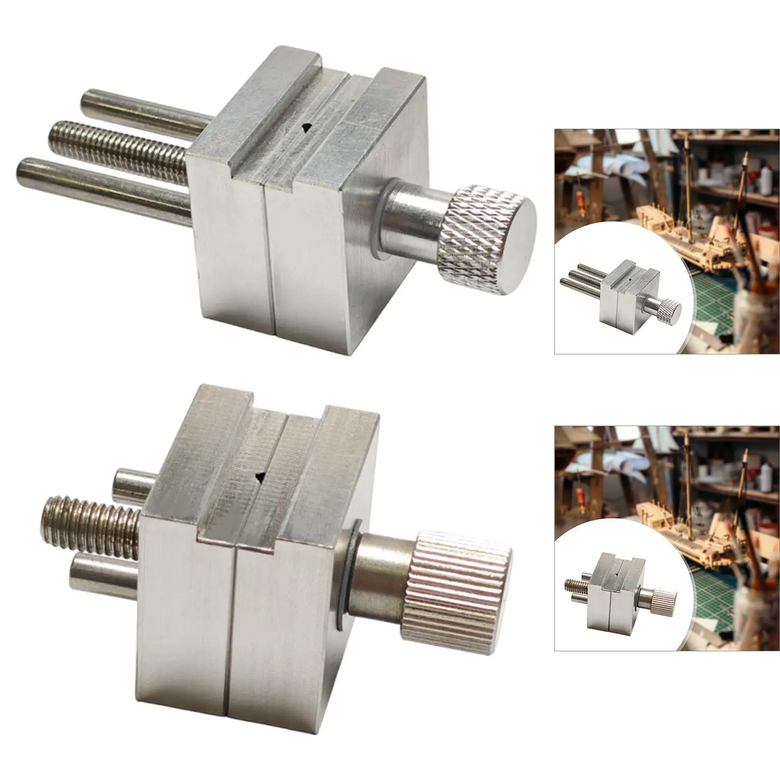 

Mini Drill Press Vice Bench Vice Clamp Walnut Carving DIY Craft Jewelry Making Mini Adjustable Universal Heavy Duty Workbench