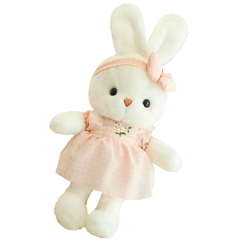 Plush Bunny Stuffed Animals for Kids Rabbit Shaped Pillow Louse Girls Toys Child