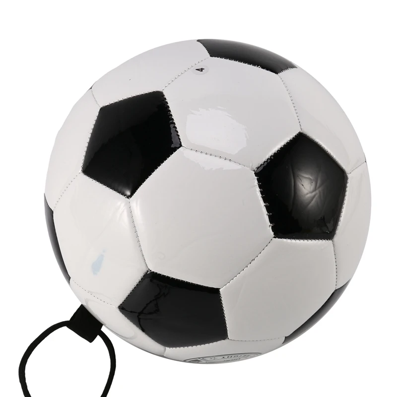 ABXH ballon d'entraînement de Football ballon d'entraînement élastique élastique réglable avec corde taille 4 Football pour l'entraînement et les jeux de sport