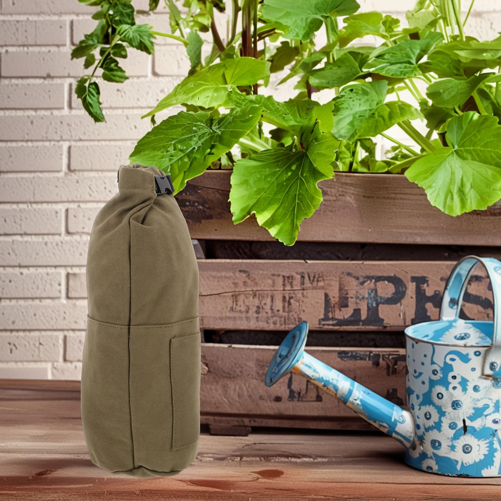 

Outdoor Canvas Lamp Storage Bag Portable Waterproof Camping Oil Lantern Organizer Shockproof Lamp Holder Pouch