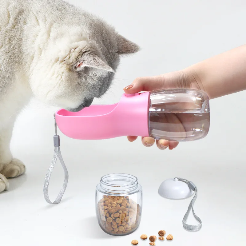 

Pet Supplies: Dog Water Bottle, Cat/Dog Hydration Travel Bottle, Portable Pet Water and Food Cup, Water Bottle
