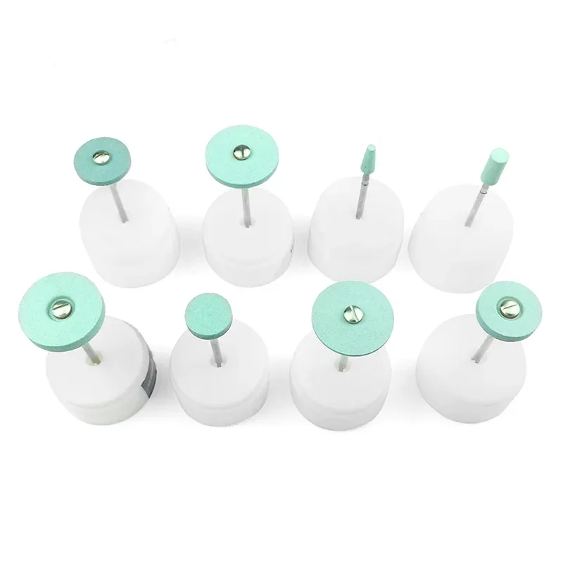 GREATLH 5PCS Dental Ceramic Diamond  Dental Polisher Drills Zirconia Ceramics Emax Crowns Polisher