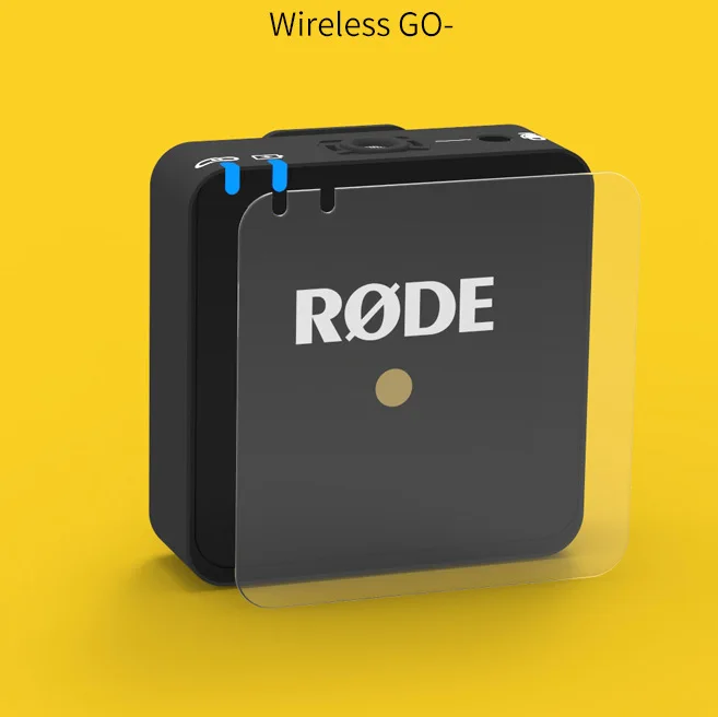 واقي شاشة من الزجاج المقسى لـ rode weless go ii ، 2 أجزاء مجموعة