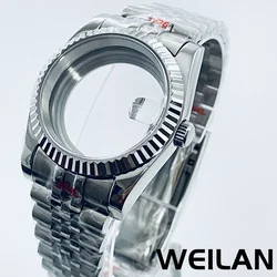 36mm 40mm Silvery NH34 NH35 NH36 NH38 NH39 NH70 NH72 ETA2824 PT5000 Watch Case Top Waterproof Sapphire Crysta