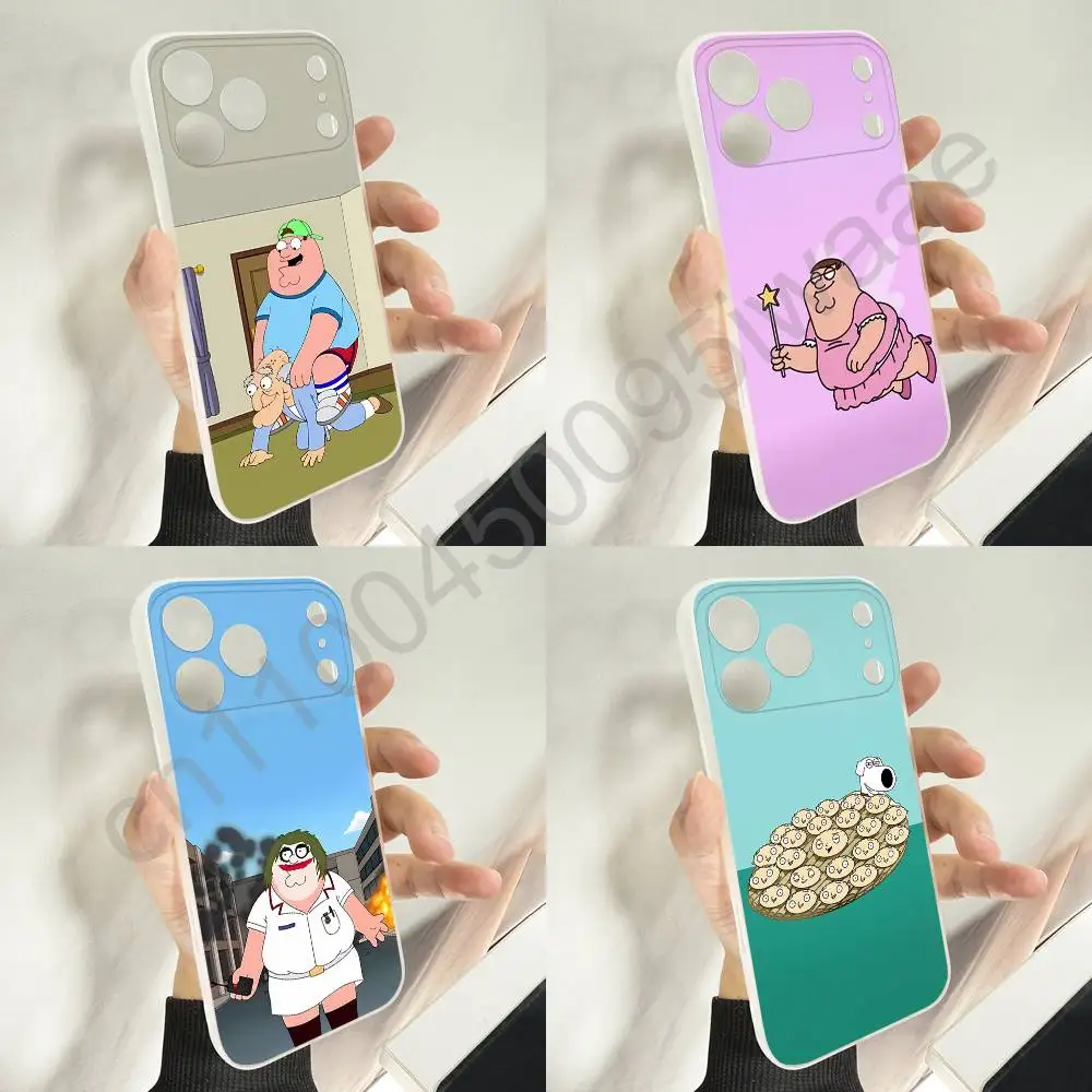 

Cartoon F-Family Guy Funny Phone Case For iPhone 11,16,15,14,13,17,12,Plus,E,Air,Mini,Pro,Max Magnetic Magsafe Soft Cover