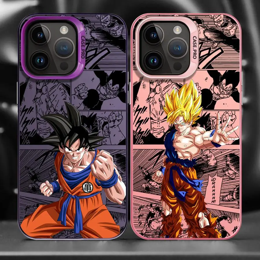 Anime-D-Dragons Balls Phone Case for iPhone 12 Pro 16 15 Plus XR 13 XS Max 16e 14 Pro X 11 Pro Max 11 Pro Soft Cover view 2