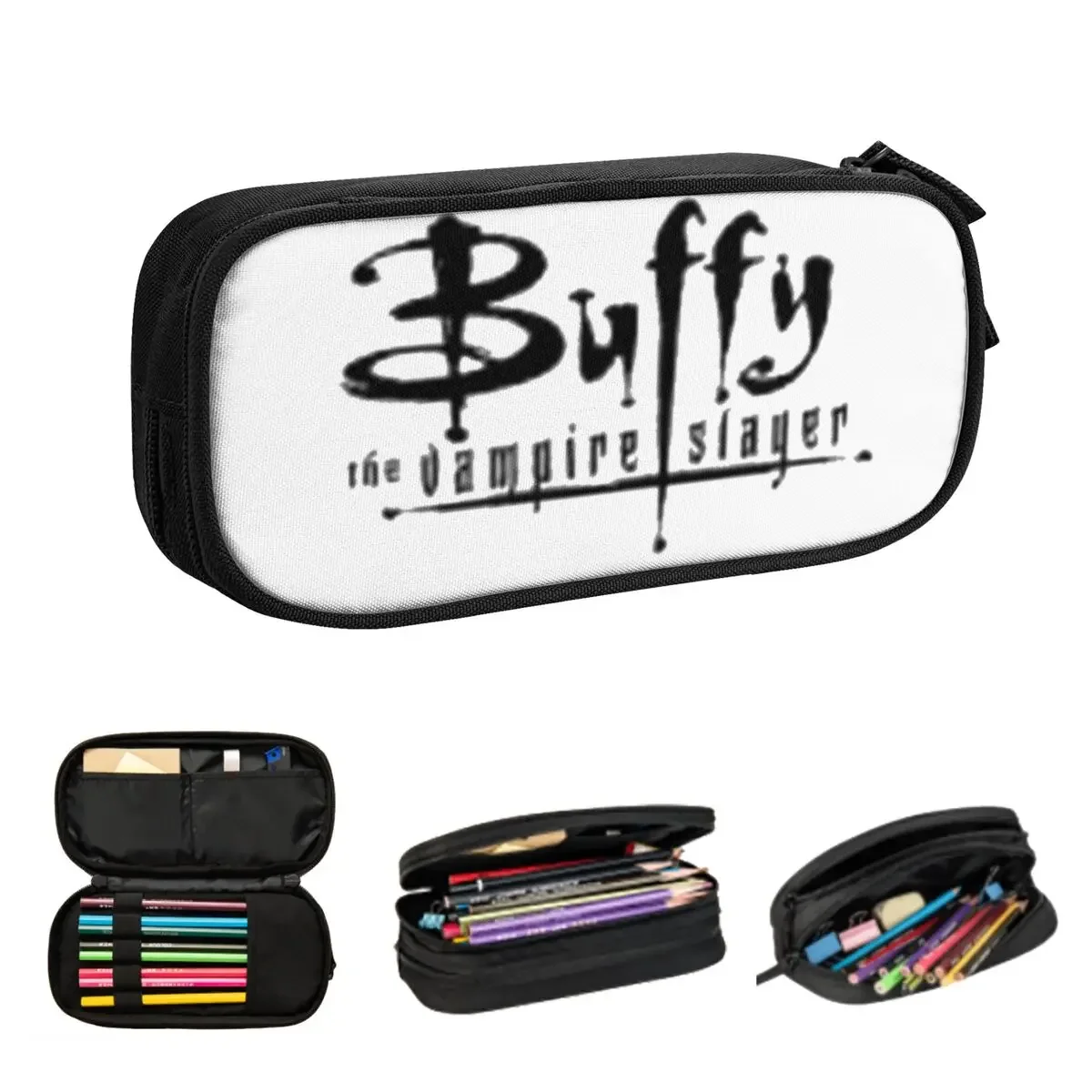 

Buffy The Vampire Slayer Pencil Cases Large Capacity Pen Bags Pen Box Pencil Pouch For Boys Girls Students Stationery School