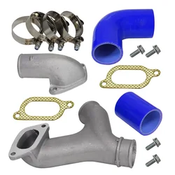 Top Mount Intercooler Cast Aluminum Y-Pipe Kit Fits for Subaru Impreza WRX/WRX STI GD/GG 2002-2007