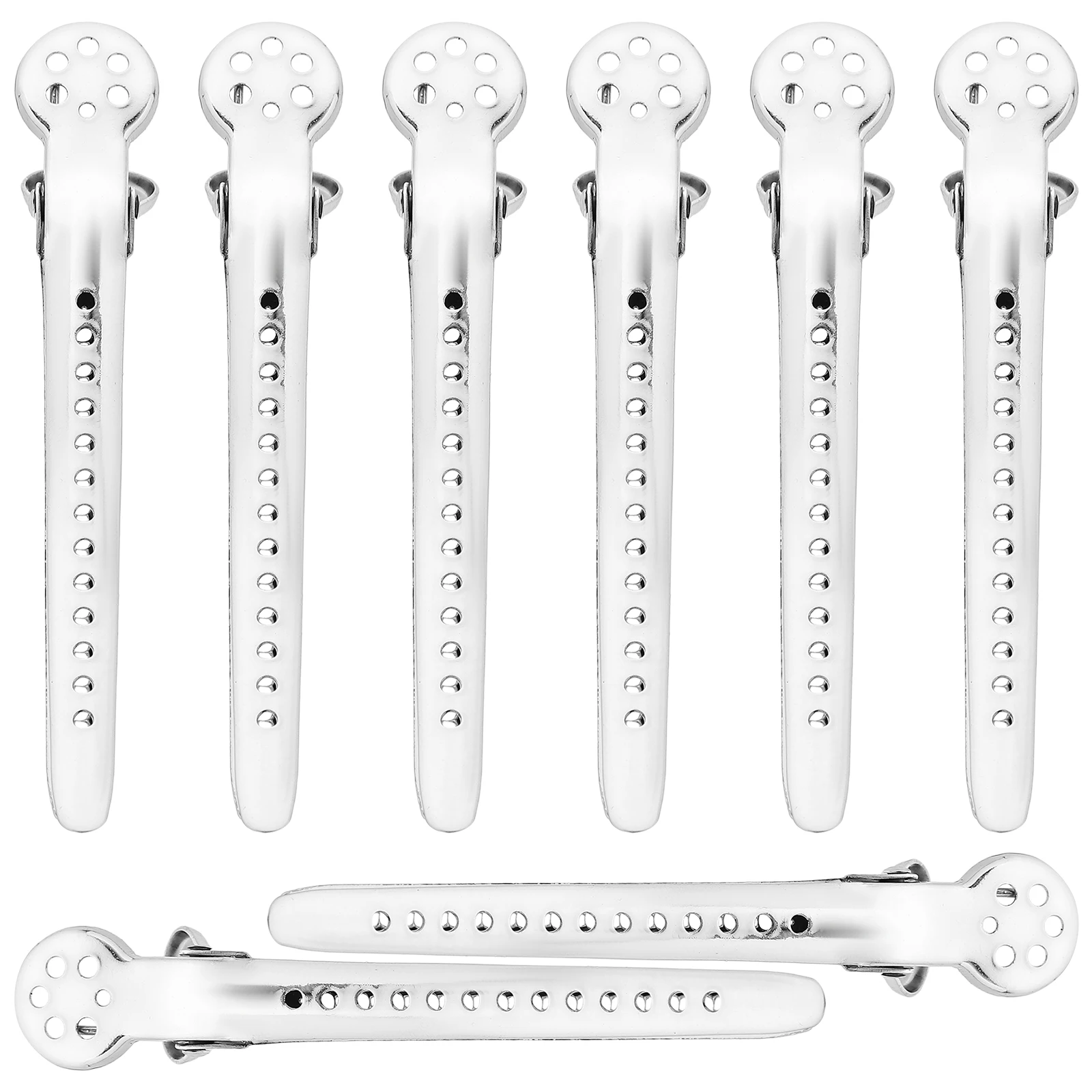 

8PCS Hairdressing Metal Durable Safe Professional Traceless Grip Hairdressing Location Hairpin Home Store Haircut Accessories