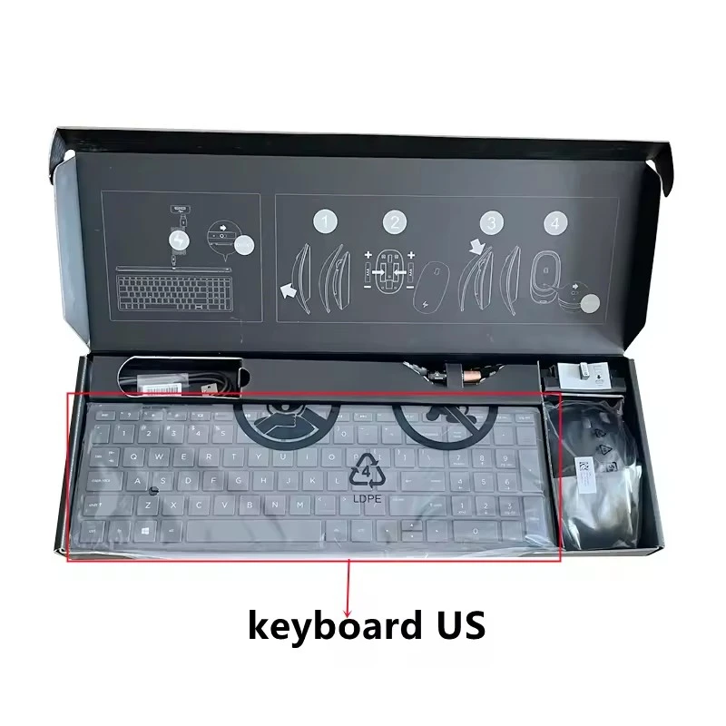 HP Envy-オリジナルのプレミアムキーボードとマウスのセット,充電式