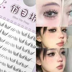 10 Rows Air Lower Eyelashes Fairy Fake Lashes Segmented Natural Under Lashes Manga Bottom Lashes Makeup Eyelash Makeup Tool