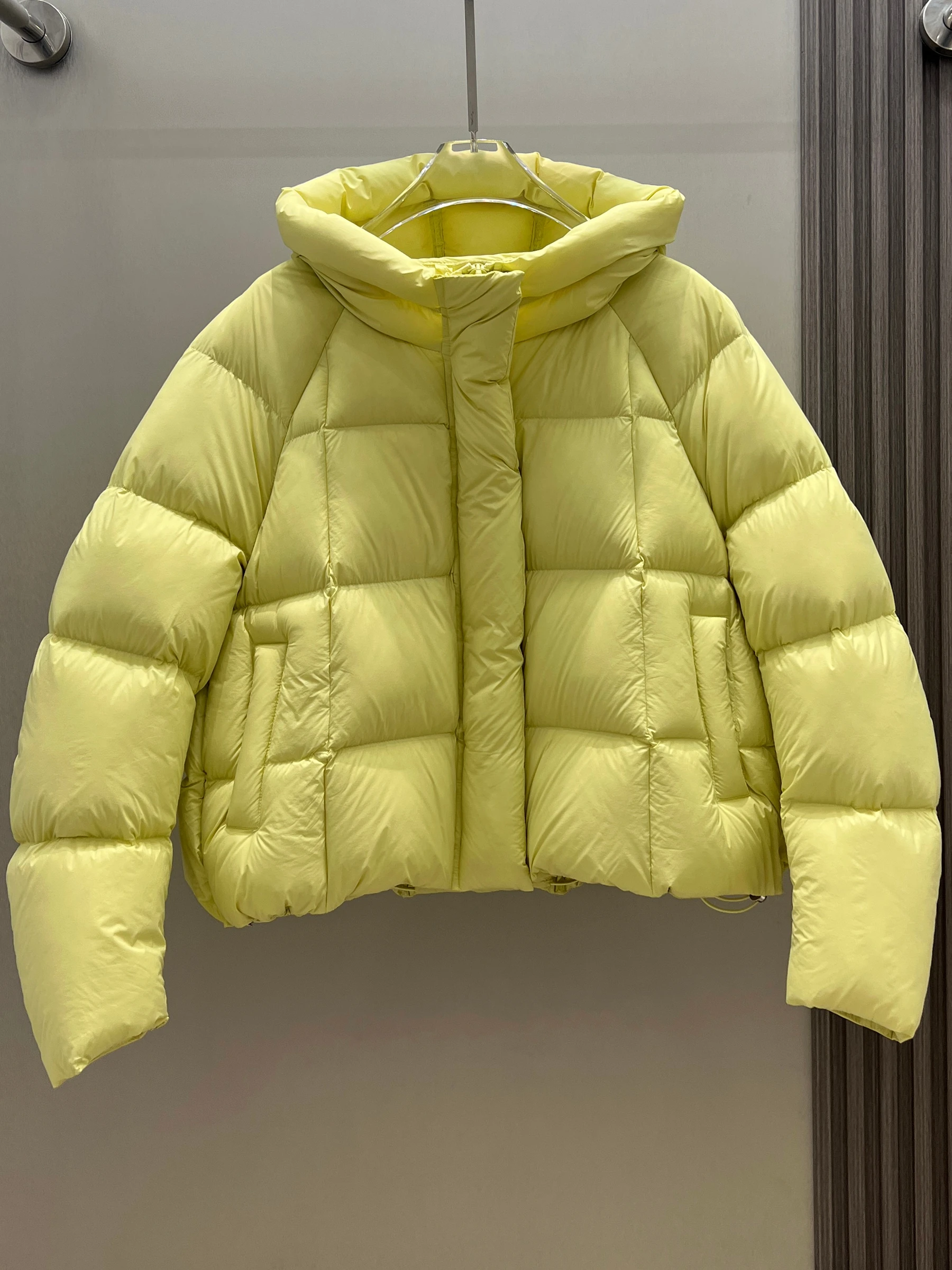 Piumino imbottito da donna Jaet Thiened White Du Feather Or Bread Sle Cappotto invernale coreano vestibilità ampia Caldo Ci Abbigliamento casual