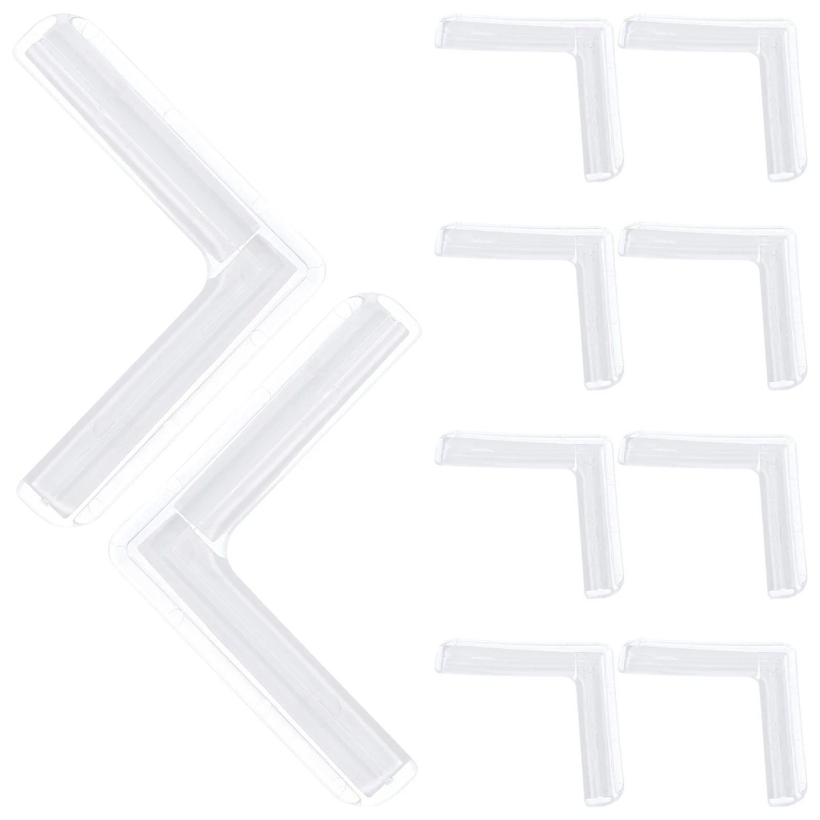 

10Pcs Baby Proof Corner Protectors Clear Silicone Furniture Table Desk Edge Safety Bumpers Guard Furniture Edge Safety Bumpers