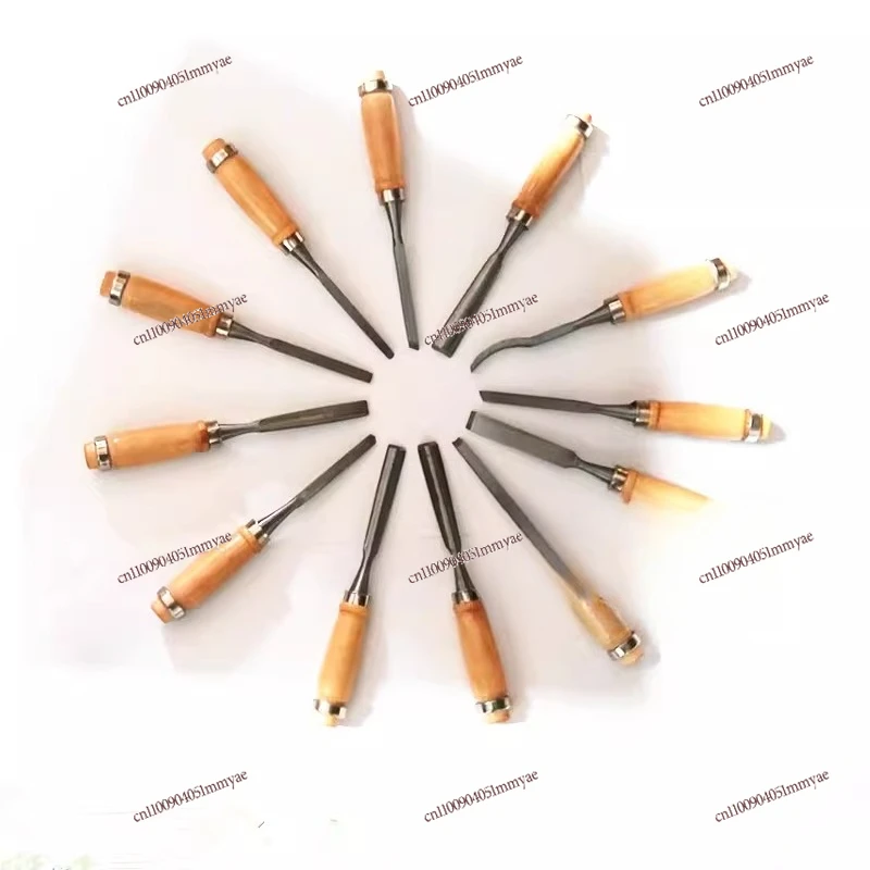 Wood carving 12-piece set, carving knife set, chisel, woodworking carving chisel