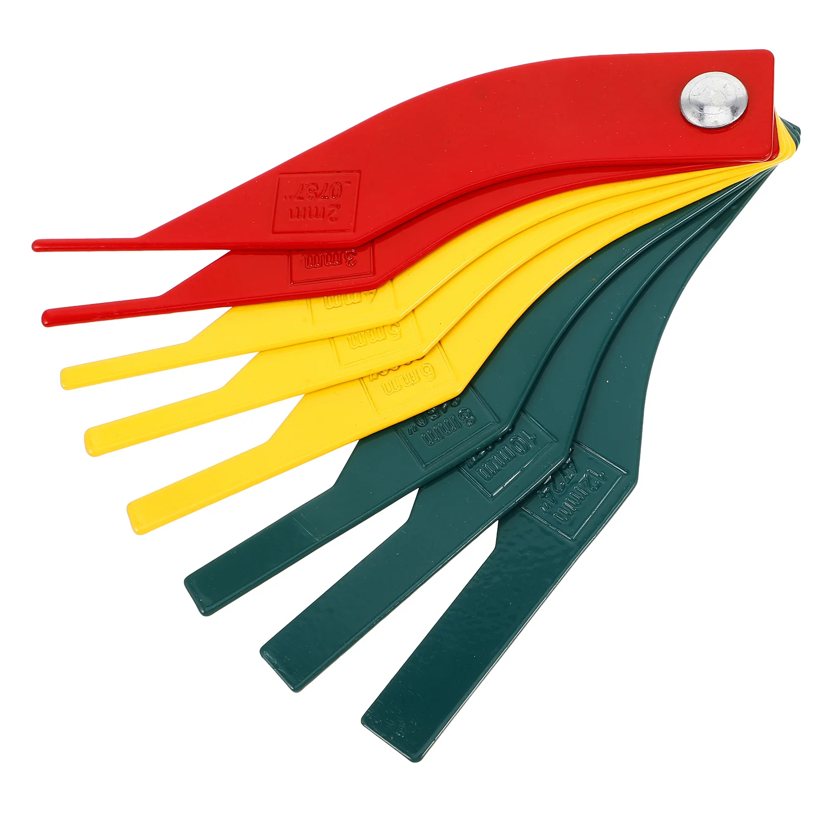 

Steel Brake Pad Thickness Gauge 8-in-1 Precision Tool for Safe Driving Car Maintenance Gauge Depth Brake Pads Tool Kit