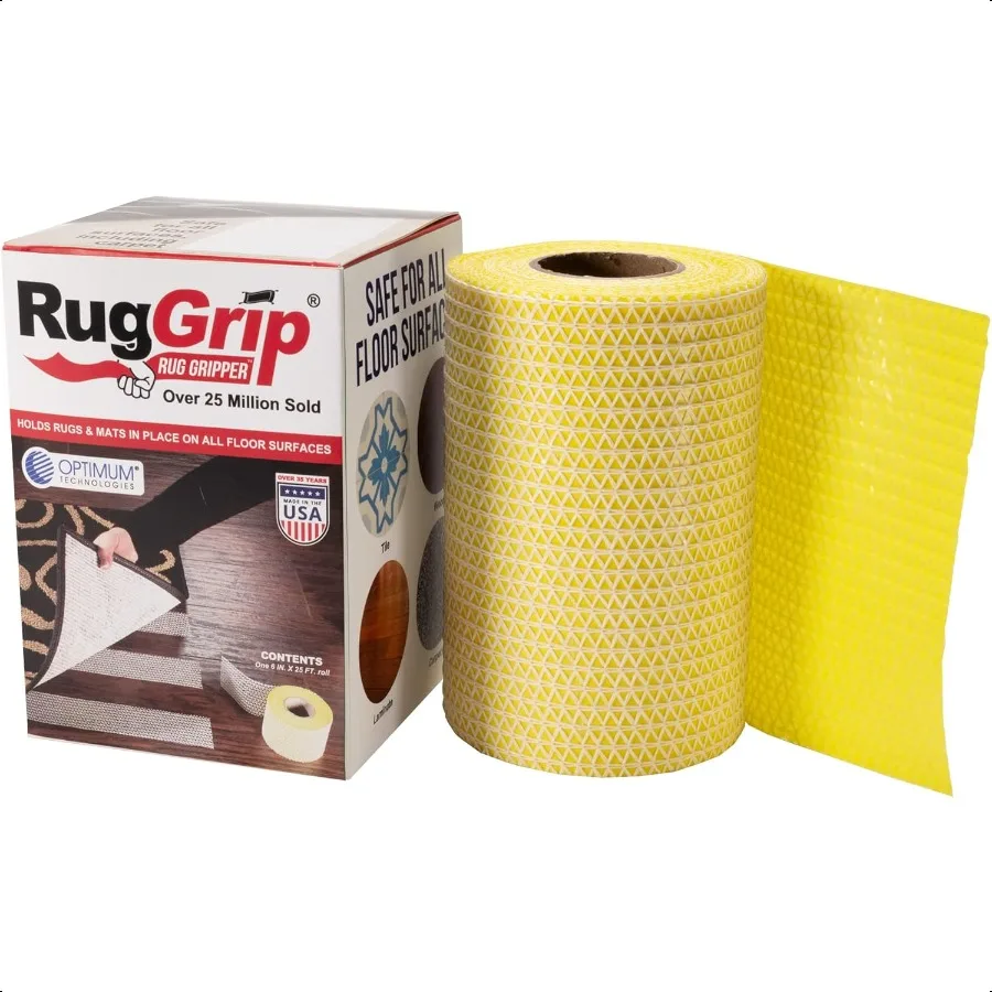 

per Tape for Area Rugs and Runners 6" x25ft