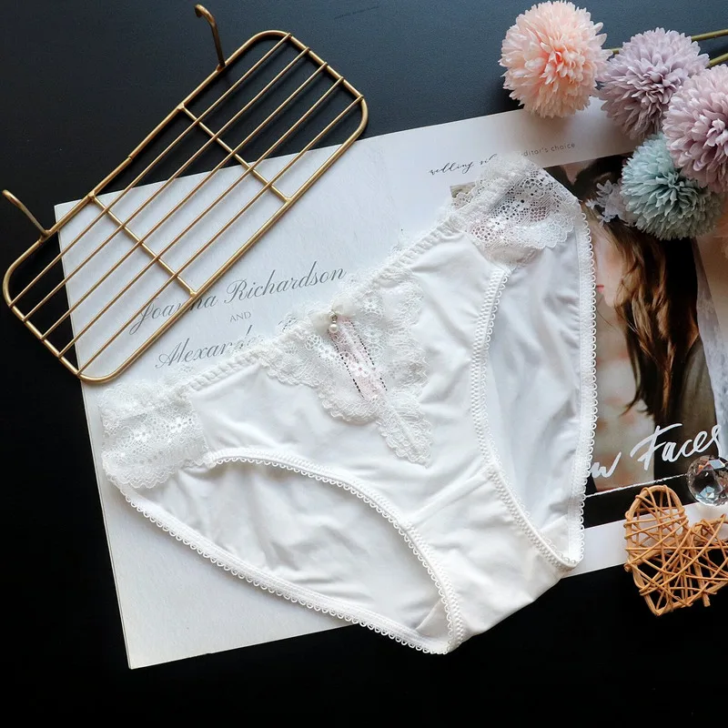 Women\'s Underwear Panty Sexy Lace Panties Low Waist Seamless Comfort Briefs Woman Fashion Underpants Female Lingerie