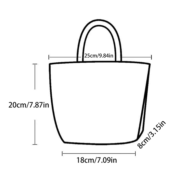 2024 New Canvas Bag Versatile Handbag Female Student Lunch Box Bag Simple Tote Bag Office Worker Lunch Bag Tote Bag