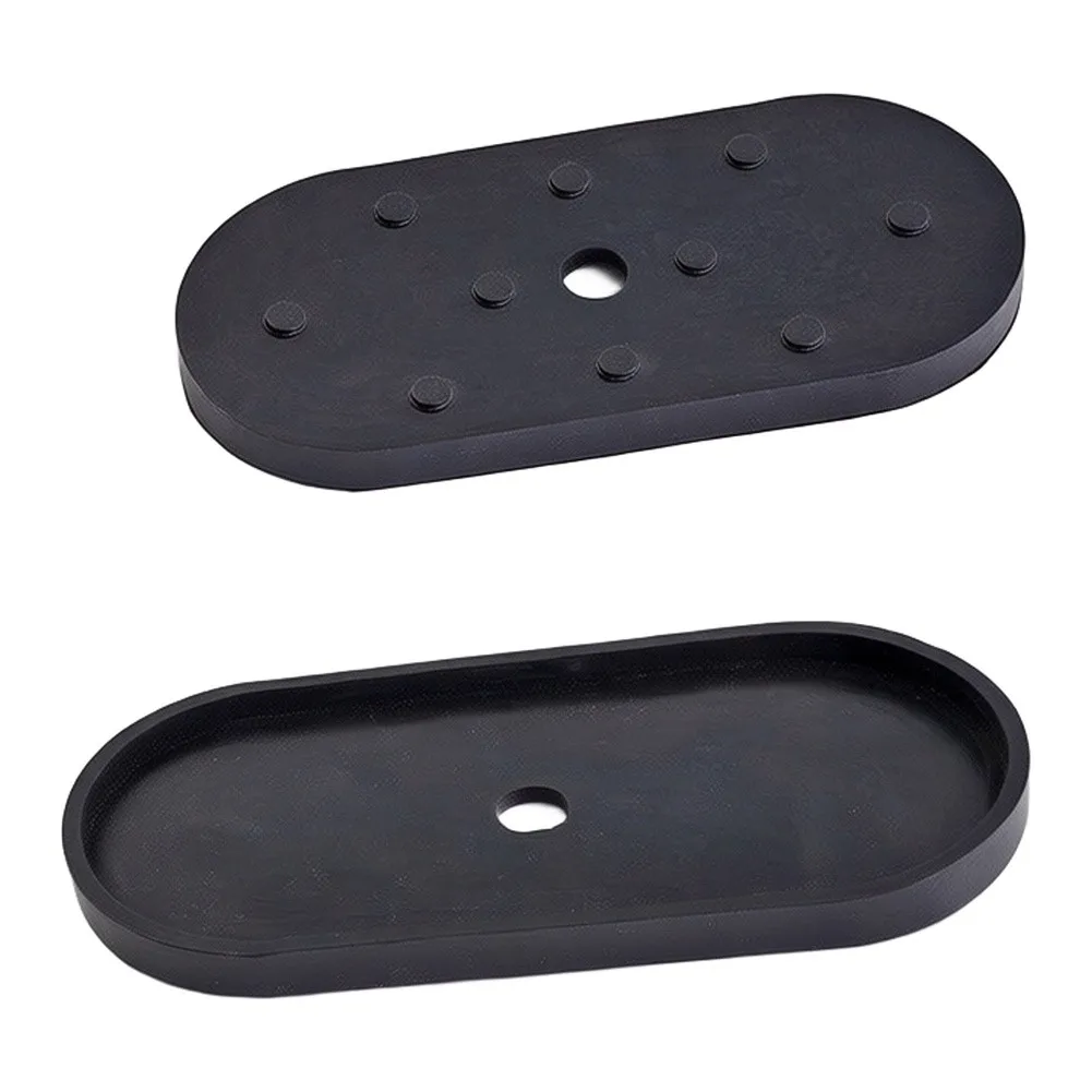 2pcs Rubber Vibration Control Pads for Treadmill Feet Exercise Bike Base and Gym Equipment Mounting Points Safety