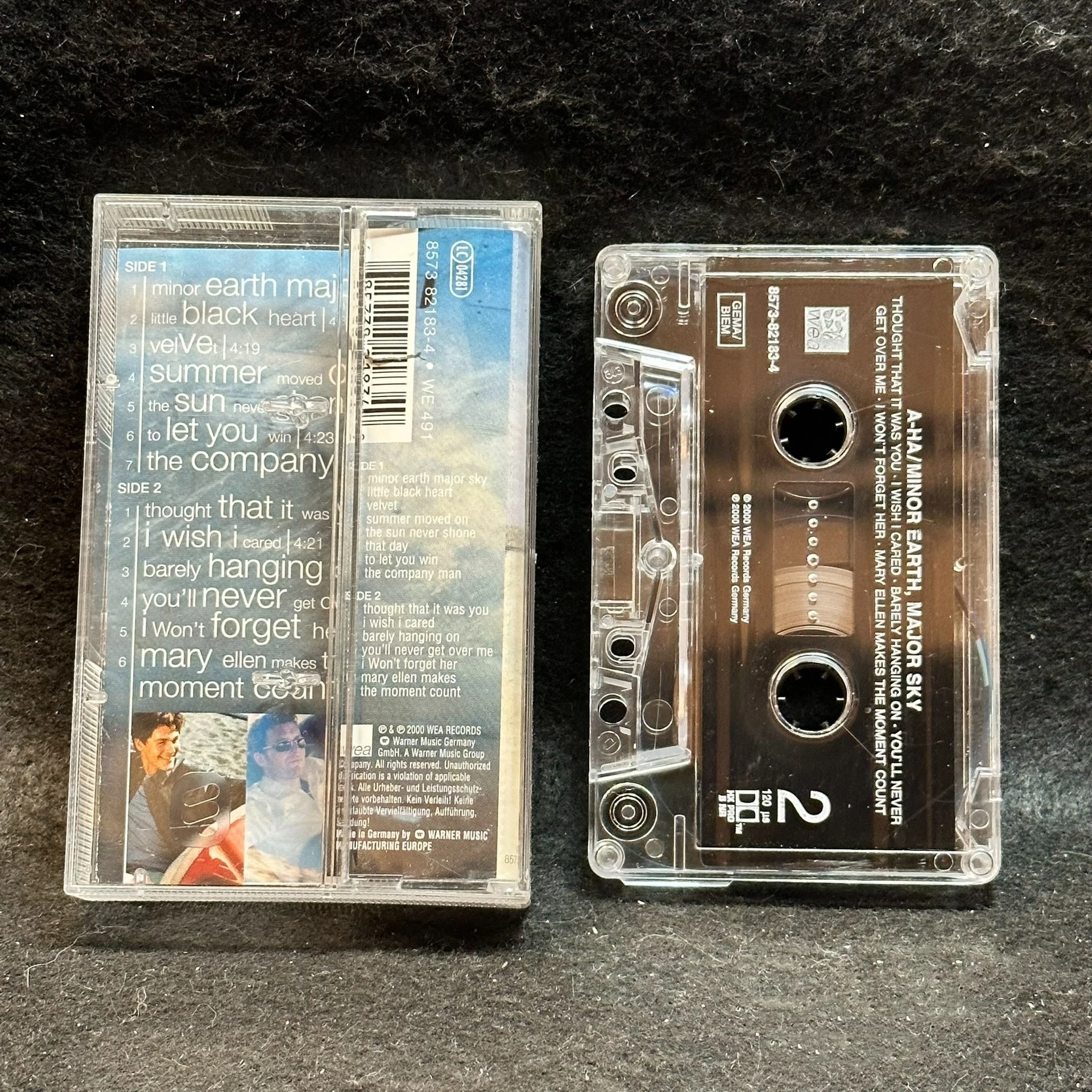 Pop A-Ha Pal Waaktaar Music Tape Minor Earth Major Sky Album Velvet Cassettes Cosplay Walkman Recorder Car Soundtracks Box Gift