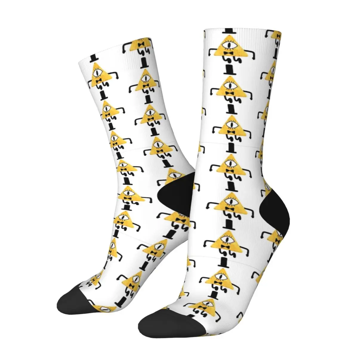 Casual Zesty Dorito Gravity Family Falls Basketball Socks  Polyester Long Socks for Unisex