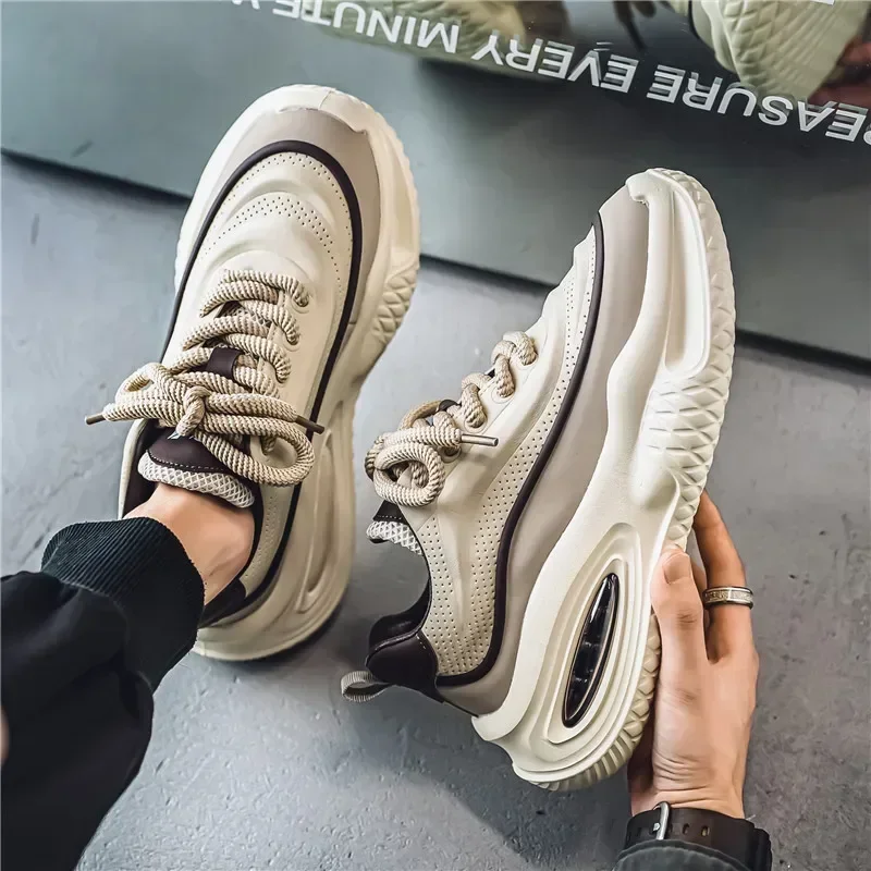 2024 Autumn New Trendy Sports Fashion Casual Shoes Comfortable and Simple Color Blocked Design Sense Dad Shoes