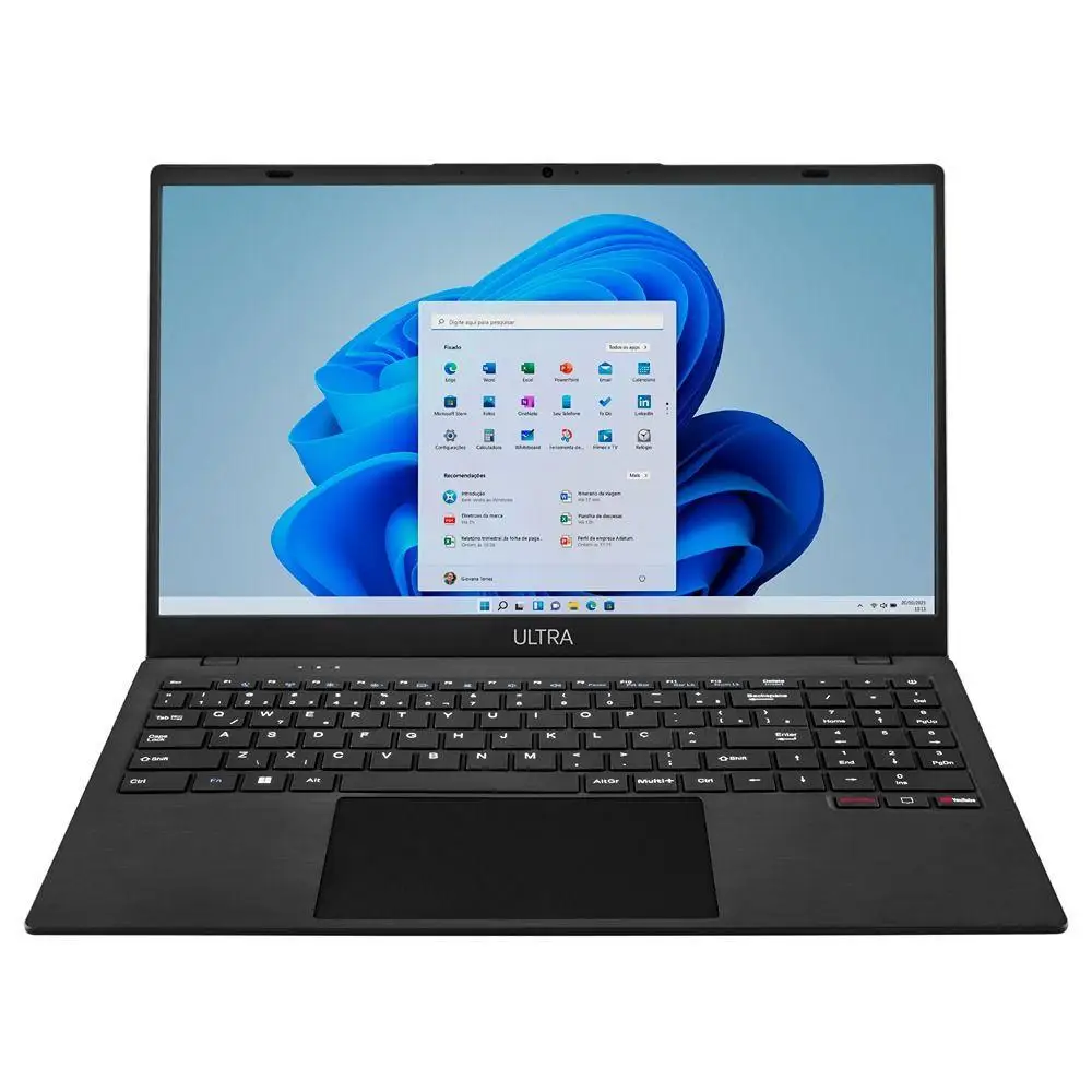 Notebook 15" Multi Ultra UB261, Celeron N4020C, Memória 4GB, SSD 128GB, Windows 11 + Microsoft 365 Personal