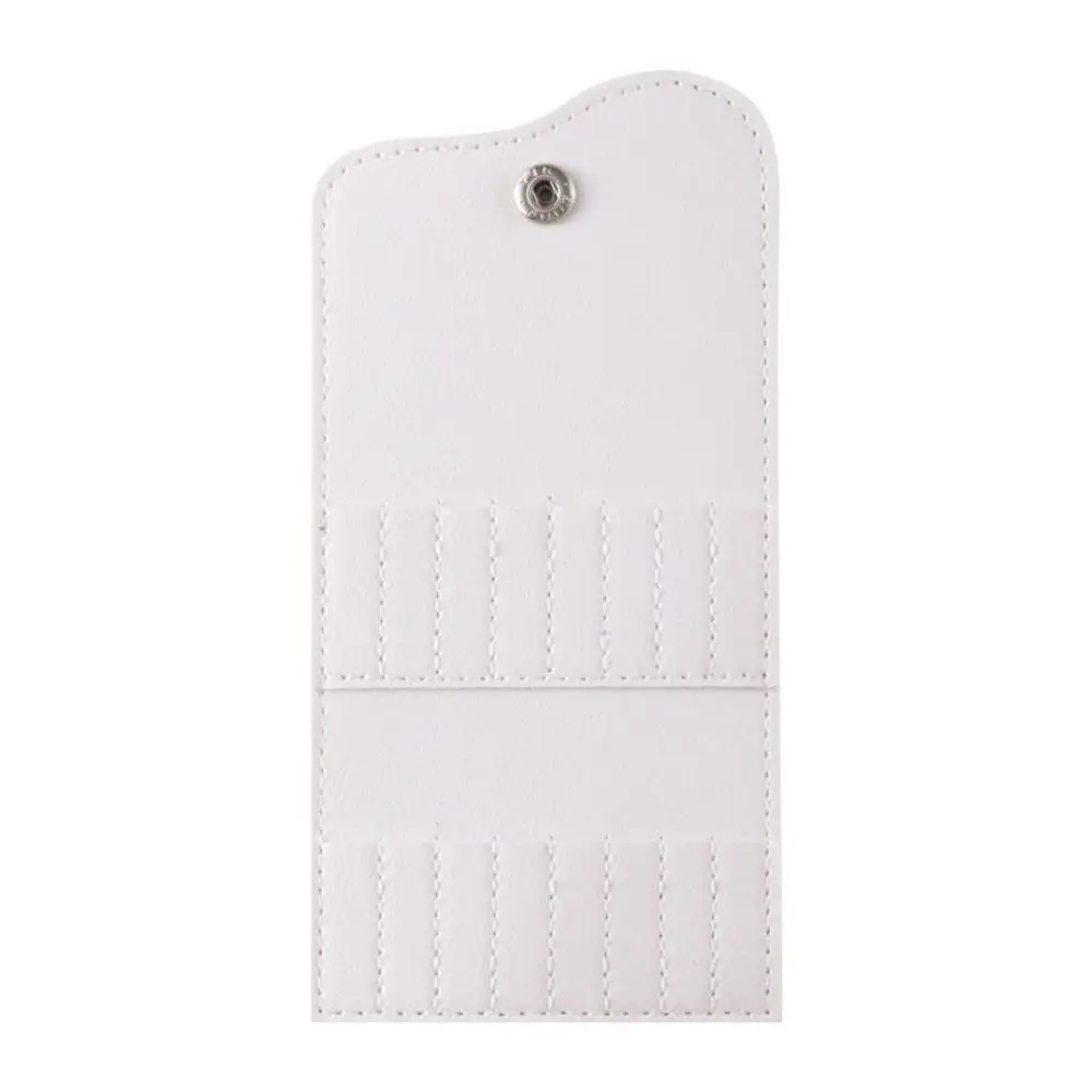 16 Slot Nail Grinding Head Storage Bag PVC Mini Nail Art Polish Head Bit Holder Fresh Color Professional