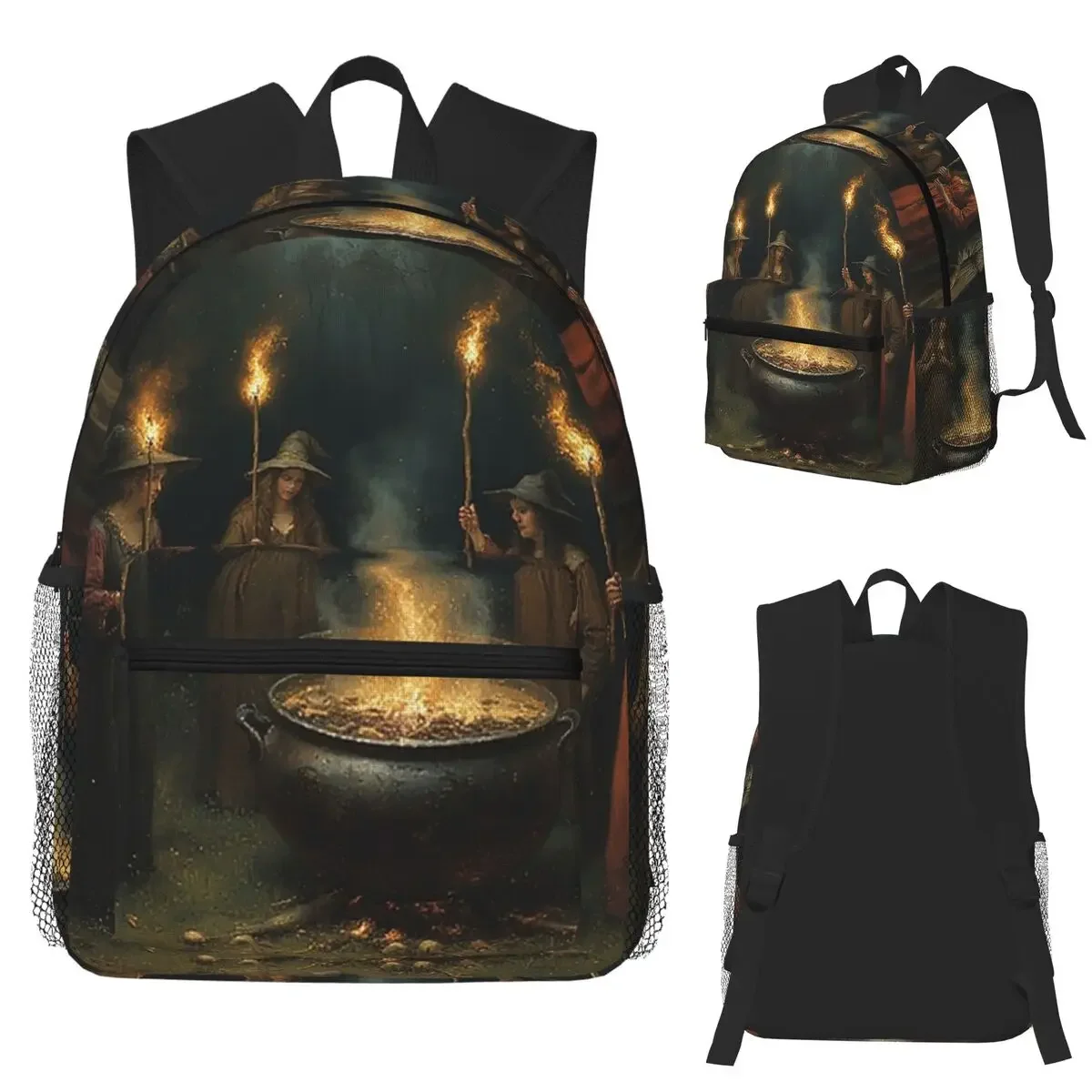 

Студенческий рюкзак The Witches Gathering, школьная сумка, походный дорожный рюкзак для мальчиков и девочек, сумка для книг, сумки на плечо