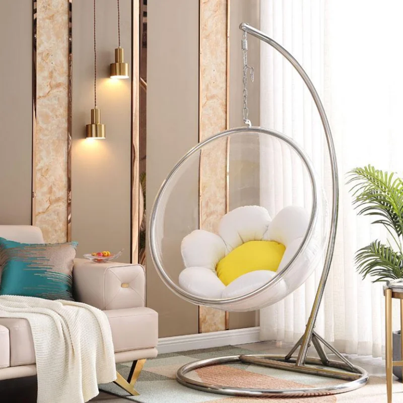 Hanging Ball Space Chair Indoor Hanging Chair Hanging Basket Swing Homestay Transparent Bubble Chair