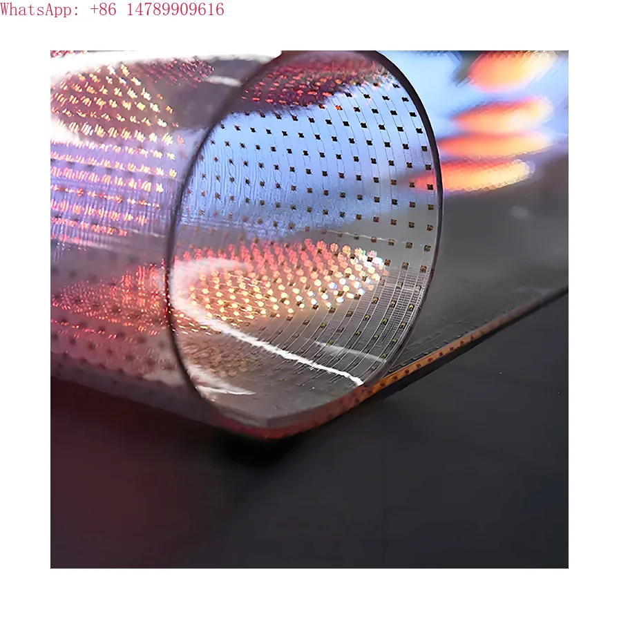 For Showroom Video Media Applications Shenzhen Indoor HD Giant LED Display Self-Adhesive Flexible LED Screens
