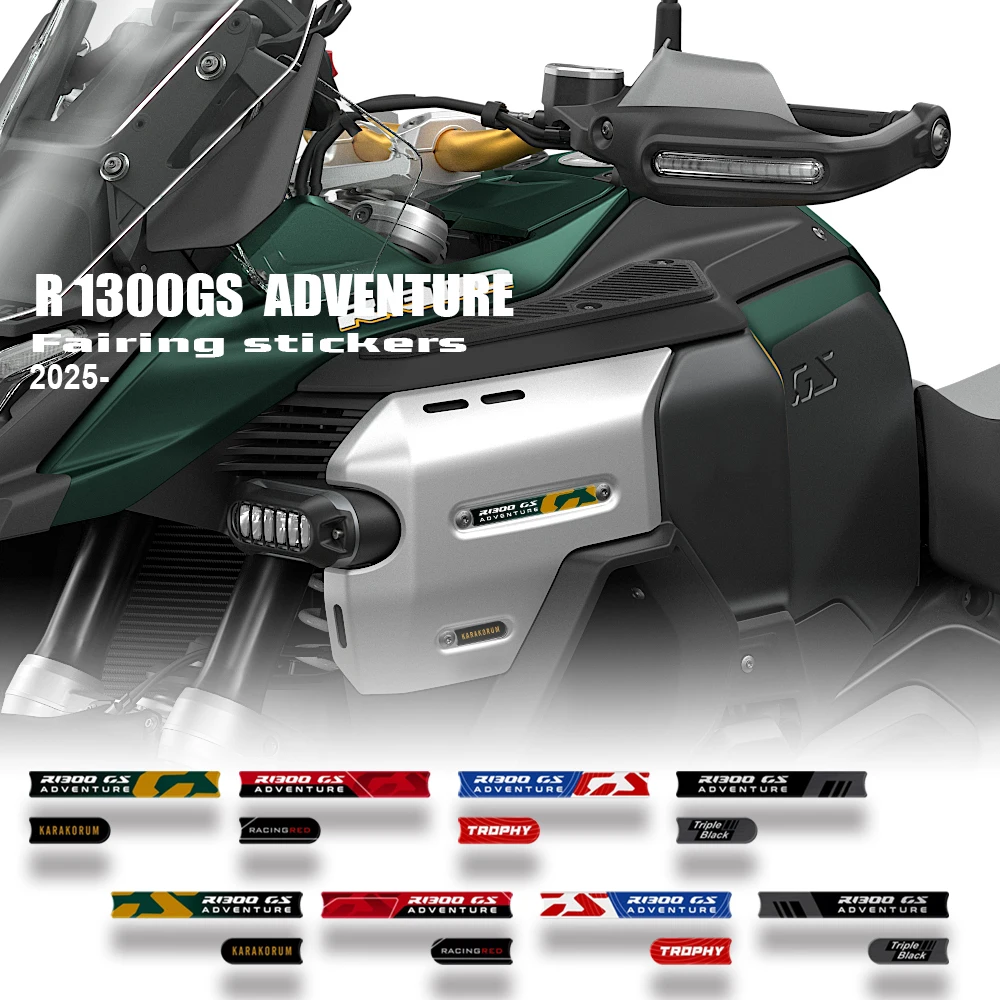 For BMW R 1300 GS R1300GS Adventure 2025 R1300GSADV Motorcycle Fairing 3D Resin Sticker Decoration Protection Kit