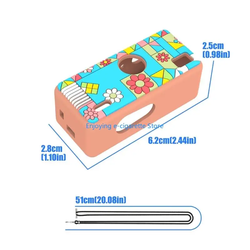 Schützende Kameraabdeckung für Schlüsselanhänger-Digitalkameras mit Ausschnitt-Design Y4QF – Detail 6