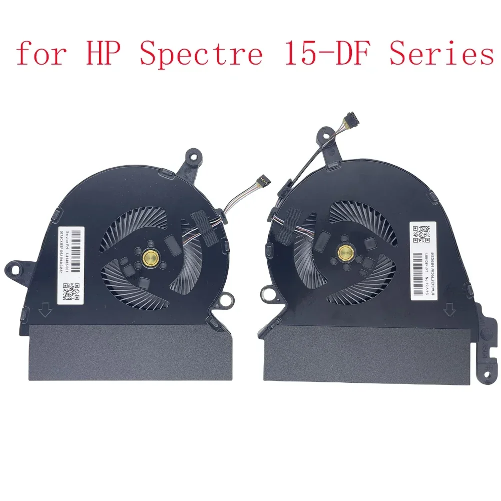 Replacement New CPU+GPU Cooling Fan for HP Spectre 15-DF 15-DF0008CA 15-DF0010CA 15-DF0013DX 15-DF0023DX Series Fan