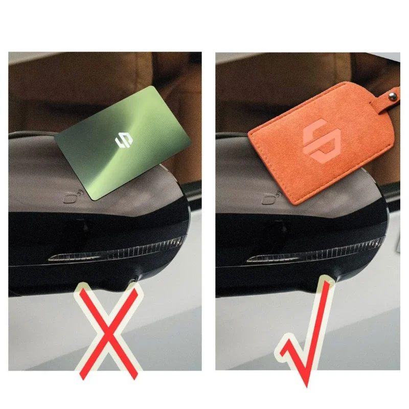 Auto-NFC-Karte für Leapmotor C10 2024, Fernbedienungs-Schlüsselhülle, Schutzhülle, Schlüsselhalter, Auto-Schlüsselanhänger, Innenraumzubehör – Detail 4