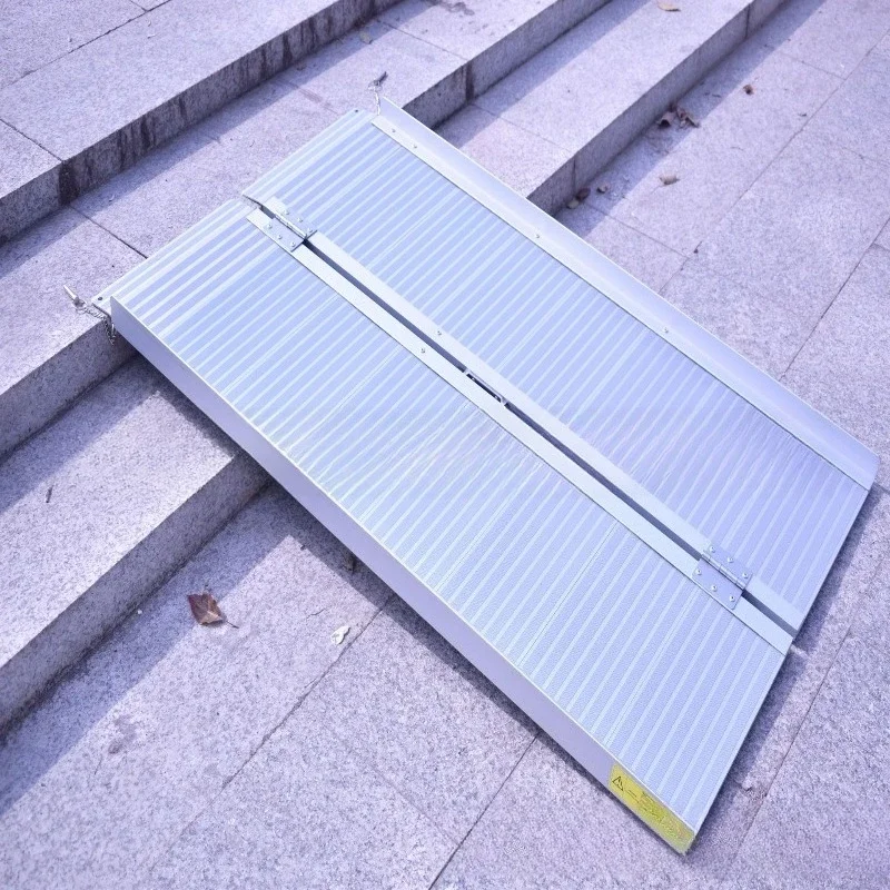 

Portable folding barrier-free ramp board Up and down steps Aluminum alloy ramp pad ramp