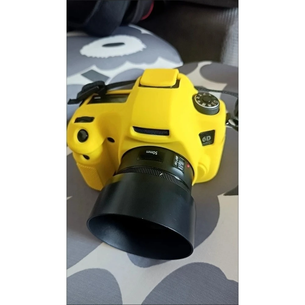

For Canon EOS 5D Mark III/IV 5D2/5D3/5D4 6DII/6D2 7DII/7D2 77D 600D/700D Rubber Cover Skin Accessories Silicone Protective Case